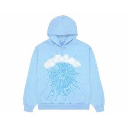 Sp5der W*b H00die Sky Blu3